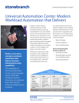Universal Automation Center: Modern Workload Automation that