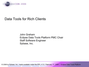 Data Tools for Rich Clients