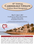 Cardiology Update - The Medical University of South Carolina
