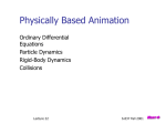 Physically Based Animation