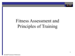 L2: Training Principles and Fitness Assessment