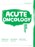 Acute oncology - Macmillan Cancer Support