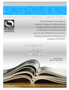 A Guide to HIV/HCV Coinfection
