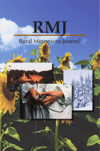 Rural Minnesota Journal - Center for Rural Policy Development