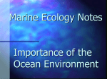 Marine Ecology Notes