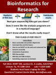 Bioinformatics for Research