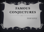 5 Famous Math Conjectures