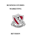 business studies marketing revision