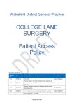 Practice Access Policy