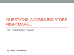 Questions: A communicators nightmare
