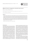 Riparian forestry management and adult stream insects