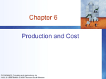 Production and Cost