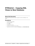 How to copy SQL Views from Old Database to New