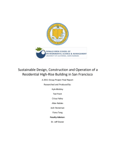 Sustainable Design, Construction and Operation