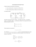 State Equations for Dynamic Circuits