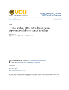 Twitter analysis of the orthodontic patient experience with braces