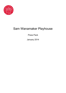 Sam Wanamaker Playhouse