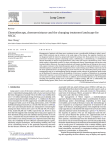 Chemotherapy, chemoresistance and the changing treatment