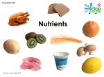 Nutrients PowerPoint - Food a fact of life