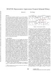 REAFUM: Representative Approximate Frequent Subgraph Mining