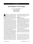 Early Diagnosis of Acromegaly