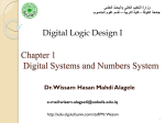 Chapter 1 Digital Systems and Numbers System