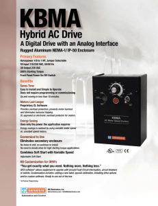 Hybrid AC Drive - Electric Motor Wholesale