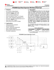TPS386596 Quad Reset Supervisor With Manual Reset Input (Rev. A)