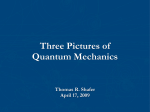 Three Pictures of Quantum Mechanics (Thomas Shafer