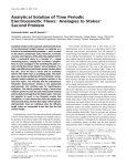 Analytical Solution of Time Periodic Electroosmotic Flows: Analogies