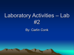 Laboratory Activities – Lab #2