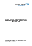 Protocol for the use of Symptomatic Relief for Patient Areas of South