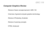 Computer Graphics review