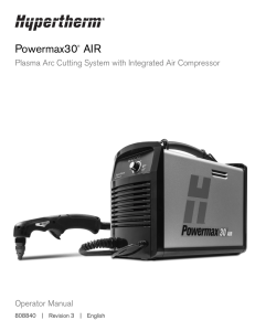 Powermax30 AIR Operator Manual (808840 rev 3)