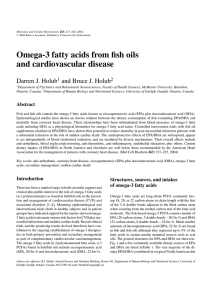 Omega-3 fatty acids from fish oils and cardiovascular disease