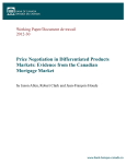 Price Negotiation in Differentiated Products Markets: Evidence from
