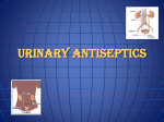 Urinary Antiseptics