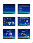The Imaging Chain in Optical Astronomy