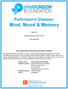 Mind Mood Memory new - National Parkinson Foundation