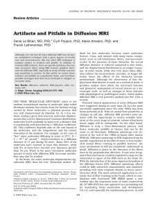 Artifacts and pitfalls in diffusion MRI
