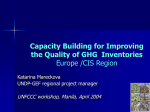 Regional projects Capacity Building for Improving the Quality of