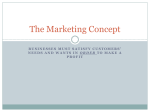 The Marketing Concept - Joplin Business Department