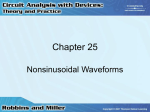 Chapter 25: Nonsinusoidal Waveforms