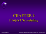 Project Scheduling