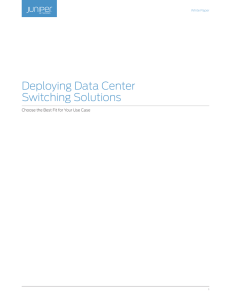 Deploying Data Center Switching Solutions