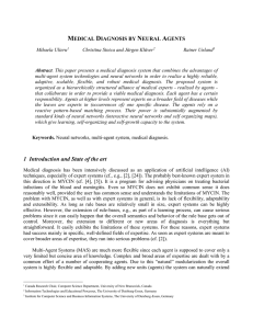 MEDICAL DIAGNOSIS BY INTERACTING NEURAL AGENTS