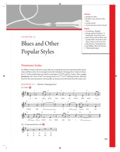 Blues and Other Popular Styles