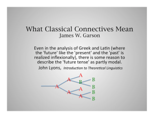 What Classical Connectives Mean