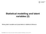 Inference on latent variable models