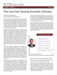 The Low-Cost Housing Economic Stimulus